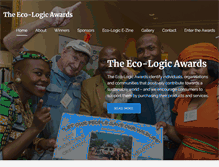 Tablet Screenshot of eco-logicawards.com